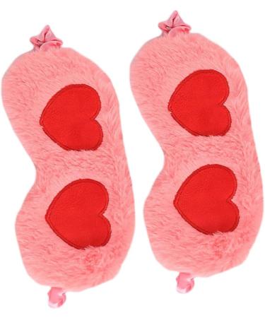 Night Eyeshade 2pcs - Cute Sleep Mask & Heart-Shaped Ice Bag for Comfortable Sleep | Funny Eye Masks for Girls - Buy Online on GoSupps.com