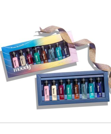 Mood'y Premium Perfume Gifts Set for Men & Women Luxury Collection Long-Lasting Scents Combo Pack of 8x10ml Nice Fragrances Ideal for Special Occasions Gift for Anniversaries & Birthdays