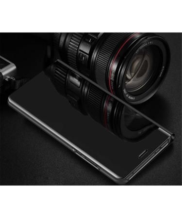 Buy Suhctup Compatible Samsung Galaxy S6 Mirror Cover | Clear View Protective Case - Stylish Metallic & Leather Design - Buy Online on GoSupps.com