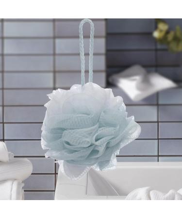Gralara Body Puff Bath Sponge | Portable Blue Shower Ball for Spa & Bathroom Use - Buy Online on GoSupps.com
