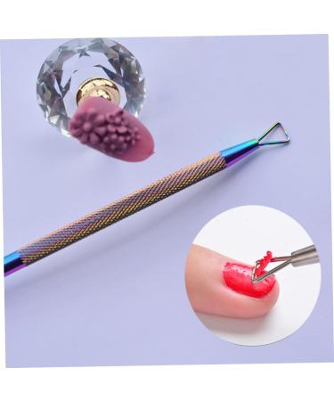 Mikinona Cuticle Pusher Barber Station Organizer Orange Hair Bow Nail Gel Polish Nail Pusher Manicure Tools Pusher Gel Cuticle Trimmer Gel Polish Remover Portable Nail Polish Symphony - Buy Online on GoSupps.com