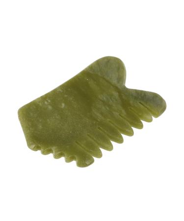 Anneomas 1stk Xiuyan-Jade-Massagekamm Face spatula Massager Head Massager Head massage device Massage-Jade-Kamm Body scraping a body tool hair combing massage board scratching board