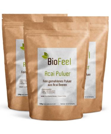 BioFeel - Organic Acai Powder 300g Pack of 3