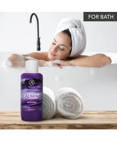 Calming Bathing Foam 1000ml | Relaxation & Aromatherapy for Good Sleep | Spa & Body Care Essentials - Buy Online on GoSupps.com