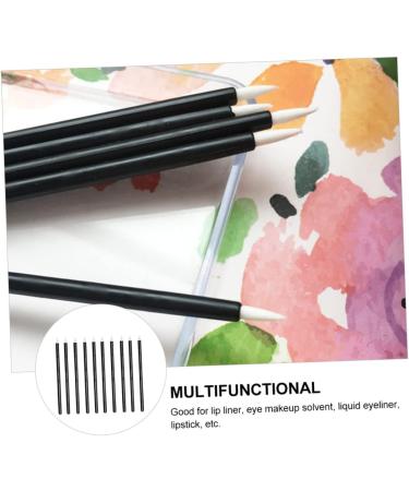 FRCOLOR 200 Pcs Disposable Eyeliner White Makeup Brush Applicator Disposable Makeup Eyeliner Liquid Gel 9x0.7cmx2pcs Blackx2pcs - Buy Online on GoSupps.com