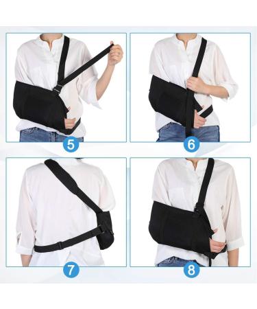 Doact Arm Loop Shoulder Support | Rotator Cuff Brace for Dislocations Sprains & Injuries | Adjustable Belt with Storage Pocket - Buy Online on GoSupps.com