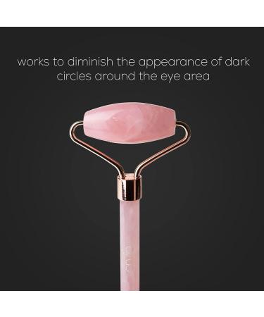 Envie Pink Rose Quartz Face Roller for Anti-Ageing Skincare & Facial Sculpting - Buy Online on GoSupps.com