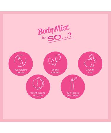 So Body Mist Set - Perfumes for Women - Vanilla Perfume Red Velvet Cherry Blossom - Scents Lasting 6 Hours - Fragrance Gifts for Women - 3 pcs - Buy Online on GoSupps.com