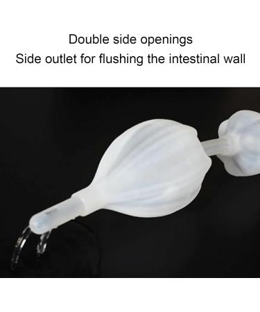 Silicone Enema Douche Bulb - Dual Side Openings Inflatable Double Bulb for Health Care | International Shipping - Buy Online on GoSupps.com