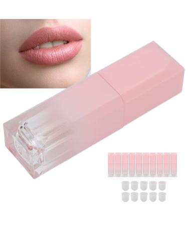 10 Pack 6ml Color Gradient Pink Lip Gloss Tubes - Refillable Lipstick Containers with Silicone Lid for Women & Girls - Buy Online on GoSupps.com