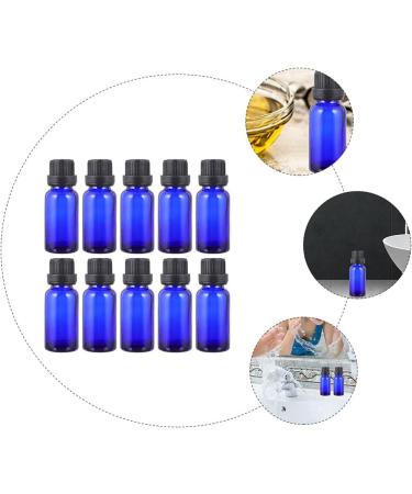 FRCOLOR 12pcs Blue Essential Oil Dropper Bottles - Refillable Cosmetic & Perfume Containers - 0.3 oz Glass Travel Bottles - Buy Online on GoSupps.com