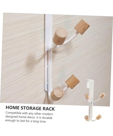 Baluue 2pcs Door Hook Hanger Wall Mount Clothing Rack Towel Door Back Hooks On The Door Bedroom Door - Buy Online on GoSupps.com