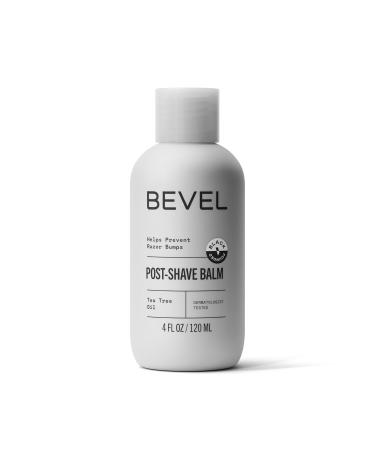 After Shave Balm for Men by Bevel - Restoring Beard Care, Alcohol-Free, with Tea Tree Oil, Helps Avoid Ingrown Hairs and Bumps, 4 fl oz. Aftershave Balm (New) - Buy Online on GoSupps.com