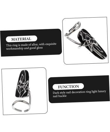 FOMIYES Spider Nail Ring Accessories Dark Alloy 3.2X1.3X1.2CM Extended Spider - Buy Online on GoSupps.com