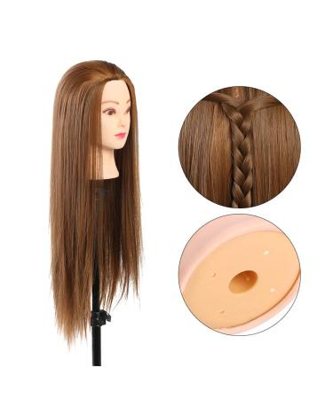 Heat-Resistant Eco-Friendly Mannequin Head | Real Hair Styling Training Tool for Hairdressers & Beauty Schools - International Shipping - Buy Online on GoSupps.com