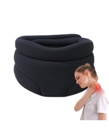 Neck extensor neck support orthopedic pillow collar UncoZy relief orthopedic pillow equipment tractor for relief for the cervical spine pressure for women men black