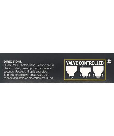 Competitive Advantage Enamel Paint Markers MPD Matte Black Medium 2mm - Permanent Marker for Metal, Glass, Rubber, Plastic - Waterproof UV Resistant - 1 Pack - Buy Online on GoSupps.com
