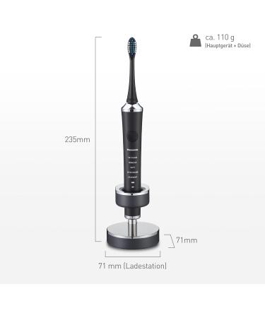 Panasonic EW-DP52-K803 Electric Toothbrush - Rechargeable Double Sonic Vibration 1 Hour Charge - International Shipping Available - Buy Online on GoSupps.com