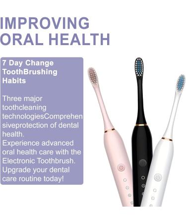 Buy Sonic Electronic Toothbrush - 6 Modes & Smart Timer for Effective Cleaning | Perfect for Men & Women - International Shipping Available - Buy Online on GoSupps.com