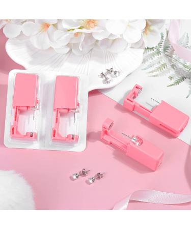 10Pcs Evatage Disposable Ear Piercing Kit with Crystal Stud Earrings - Pink - Buy Online on GoSupps.com