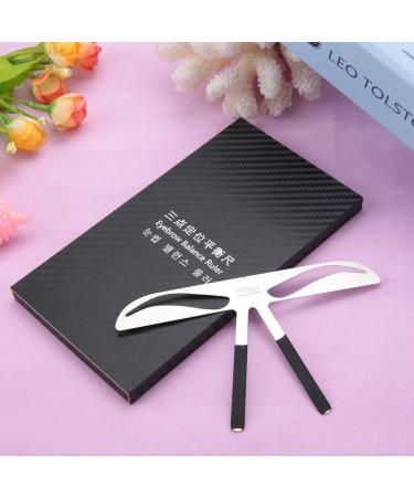 8 Types Eyebrow Ruler Tattoo Eyebrow Measuring Tool Eyebrow Measure Balance Extension Ruler Eyebrow Shape Stencil(6# Classic Eyebrow) - Buy Online on GoSupps.com
