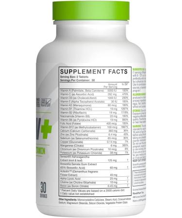 Muscle Pharm Essentials Multi Vitamin - 60 Capsules | Premium Daily Nutrients for Optimal Health - Buy Online on GoSupps.com