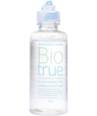 Bausch + Lomb BioTrue Multi-Purpose Solution 4 oz - Hydrate & Cleanse Contact Lenses | Shop Now - Buy Online on GoSupps.com