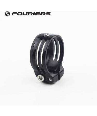 Fouriers CNC Alloy Seatpost Clamp 31.8mm/34.9mm Black - Waterproof & Superlight - Buy Online on GoSupps.com