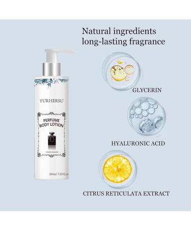 Buy Fragrance Body Lotion for Women | 24H Hydrating & Moisturizing Gift with Collagen & Hyaluronic Acid | Perfect for Perfume Lovers | 200ml - Buy Online on GoSupps.com