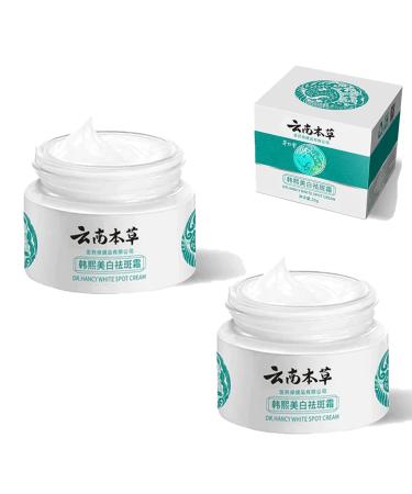 Peehss Dr HANCY Yunnan Herbal Whiten and Freckle-Removing Cream - Fades Spots and Brightens Skin Tone 2023 White Spot Lightening Cream Japanese Melasma Cream (2PCS)