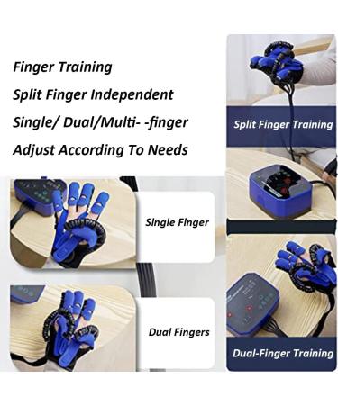 3 Training Modes Rehabilitation Robot Gloves Finger Rehab Training Orthotics Hemiplegia Stroke Arthritis Hand Function Recovery Strength Adjust (Left Hand Medium) - Buy Online on GoSupps.com