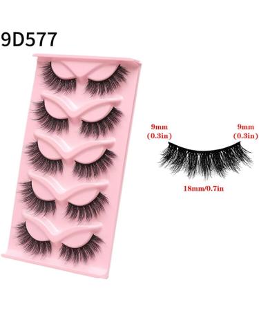 5 Pairs Wispy Mink Lashes Natural Look Eyelashes Volume Lash Extensions Fluffy False Eyelashes Lady Long Strip Lashes Cat Eye Eyelashes Women Fake Fox Eye Lashes Type 10 - Buy Online on GoSupps.com