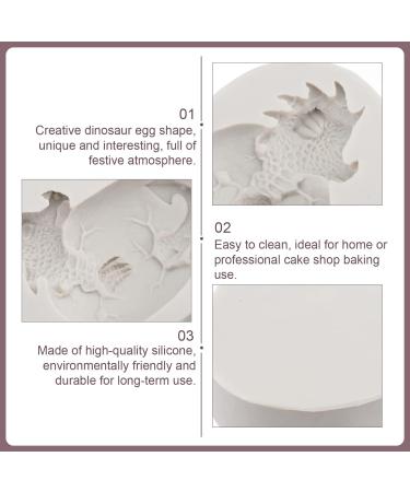 COHEALI 2pcs Easter Dinosaur Egg Mold Clay Mold Interesting Silicone Mold Candle Molds Easter Chocolate Molds Pink Bunny Ears Easter Lamb Easter Soap Easter Baking White Cake Crayon - Buy Online on GoSupps.com