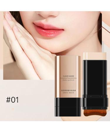 WJnflQN Foundation Stick Full Coverage Multifunctional Foundation Stick Makeup Moisturizing Lightweight Double Concealer 20g For All Skin Types Ivory - Buy Online on GoSupps.com