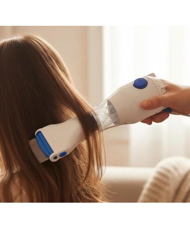 Aspirateur poux professionnel peigne lectrique anti-poux plus efficace que les autres peignes et shampooings contre les poux limine les poux et les ufs pr vention des lentes (aspirateur de Aspirador de piojos - Buy Online on GoSupps.com