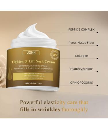Neck Firming Cream 3.4oz Tightening & Lifting Neck Cream for Sagging Crepey Skin Double Chin Reducer & Wrinkle Cream for Women Beauty & Personal Care Korean Neck Tightening Skin-Tight Look - Buy Online on GoSupps.com