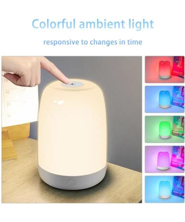 Hi.FANCY Wake-Up Night Light Sunrise Simulation 3-Ways Dimmable Bedside Lamp for Bedrooms Ambient Nightstand Lights Sleep Aid - Buy Online on GoSupps.com