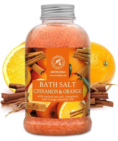 Buy Cinnamon-Orange Bath Salt 21.16 Oz (600g) - Natural Aromatherapy Soak for Relaxation | Body Care & Beauty - Buy Online on GoSupps.com