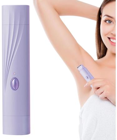 Rasoirs Pour Femmes - Tondeuse Femme 2 T tes Imperm able | limination Douceur Visage Peau Sensible Aisselles Voyage Compact Violet - Buy Online on GoSupps.com