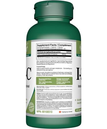 VORST Indole 3 Carbinol (I3C) 400mg 120 Vegan Capsules | Support Supplement for Healthy Estrogen Metabolism | For Women & Men | 1 Bottle 120 count (Pack of 1) - Buy Online on GoSupps.com
