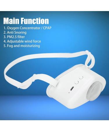 Electric Anti Snoring Nasal Dilator | Adjustable 3 Gears | Silicone Air Purifier Filter | White - Buy Online on GoSupps.com