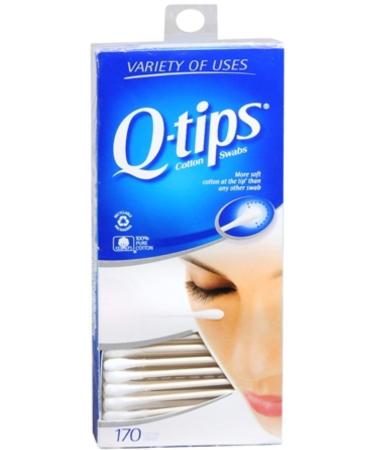 Q-tips Swabs 170 Each (Pack of 11)