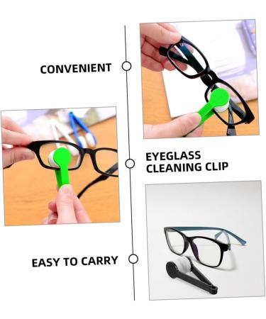 FRCOLOR 15pcs Portable Eyeglasses Cleaning Clips & Cloth - Mini Glasses Cleaner Tool for Eyeglasses Worldwide Shipping - Buy Online on GoSupps.com