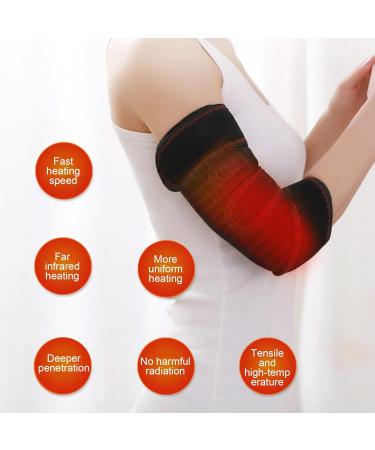 Heated Elbow Bandage & Portable Heating Wrist Wrap | Electrical Heating Arm Cushion for Home & Travel - Buy Online on GoSupps.com