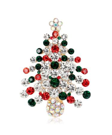 Pin Jewelry Gifts for Women Cute Inlaid Rhinestone Christmas Brooches for Women Creative Colorful Boots Snowman Pins Party Accessories Sweater Jewelry Brooches & Pins