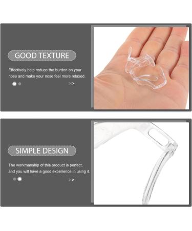 Lurrose 4-Pack Glasses Nose Pads - Cushioned Saddle Lane Nose Pieces for Comfort | Ideal for Glasses Sports & Face Trainer - Buy Online on GoSupps.com