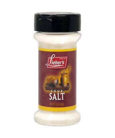 Lieber's Sour Salt, Citric Acid, 3 Ounce (Single)