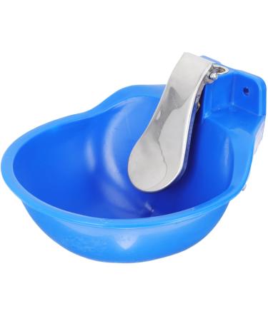 Mipcase Cow Drinking Bowl Stainless Sink Goat Feeder Blue Accessories Farm Feeding Water Bowl Automatic Dog Waterer Horse