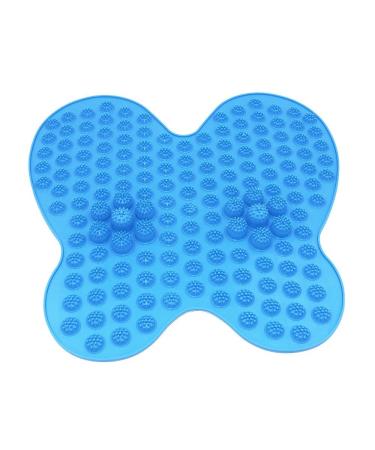 AS SEEN ON TV NEW :Futzuki Reflexology Mat Foot massager acupressure pain & Relieve stress treatment (Blue)