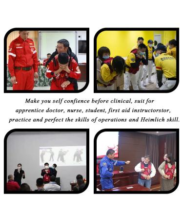 Adult Anti-Choking Trainer Vest - Heimlich Practice Model for First Aid Education - Buy Online on GoSupps.com